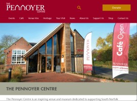 Screenshot of the The Pennoyer Centre website